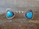 Navajo Indian Turquoise & Sterling Silver Bracelet by Mike Smith
