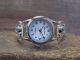 Navajo Indian Jewelry Sterling Silver Turquoise Lady's Eagle Watch 