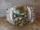 Navajo Indian Sterling Silver Turquoise Bracelet by Russell Sam