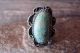 Navajo Indian Jewelry Nickel Silver Turquoise Ring Size 6 1/2, Phoebe Tolta
