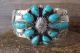 Navajo Indian Turquoise Sterling Silver Cuff Bracelet - Jimson Belin