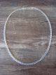 Southwestern Jewelry Sterling Silver Flat Curb Chain Necklace 22
