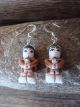 Santo Domingo Pueblo Clay Storyteller Earrings by Angel Bailon! Handcrafted