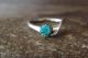 Navajo Indian Jewelry Sterling Silver Turquoise Ring Size 7 1/2 - Yolanda Skeets