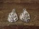 Navajo Sterling Silver Feather Post Earrings by Darrell Morgan