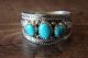 Native American Jewelry Sterling Silver Turquoise 3 Stone Ring! Size 14 1/2 - Begaye