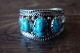 Native American Jewelry Sterling Silver Turquoise 3 Stone Ring! Size 10 - Begaye