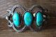 Navajo Indian Jewelry  Turquoise Bracelet by Eva and Linberg Billah