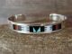 Zuni Indian Jewelry Sterling Silver Turquoise Coral Inlay Bracelet