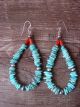 Sterling Silver Santo Domingo Turquoise Nugget Earrings by Lovato