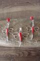 Zuni Sterling Silver Coral Dragonfly Pendant and Earrings Set - Shack 