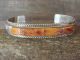 Zuni Indian Jewelry Sterling Silver Spiny Oyster Inlay Bracelet