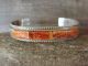 Zuni Indian Jewelry Sterling Silver Spiny Oyster Inlay Bracelet