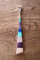 Zuni Sterling Silver Inlay Spiny Oyster Lapis Pendant - L. Gasper