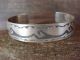 Navajo Jewelry Hand Stamped Sterling Silver Bracelet by Becenti