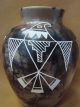 Acoma Pueblo Etched Horse Hair Dragonfly Pot by Gary Yellow Corn