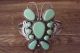 Navajo Indian Sterling Silver Turquoise Butterfly Bracelet by DB