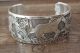 Navajo Jewelry Hand Stamped Sterling Silver Horse Bracelet by L. Becenti
