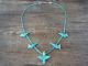  Hand Carved Turquoise Blue Jay Fetish Necklace by Matt Mitchell