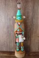 Hopi Indian Hand Carved Aholi (Chief) Kachina by Wilmer Kaye