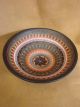 Navajo Indian Hand Etched & Painted Inside & Out Bowl Pottery Signed Gilmore