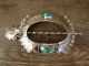 Navajo Indian Sterling Silver Turquoise Hair Jewelry Barrette - Yazzie