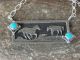 Navajo Sterling Silver Horse & Turquoise Link Necklace by Delgarito
