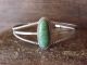 Navajo Indian Sterling Silver Turquoise Bracelet Signed Verley Betone