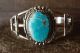 Native American Jewelry Sterling Silver Turquoise Bracelet - Yellowhair