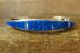 Navajo Sterling Silver Blue Opal Inlay Cuff Bracelet! - WG