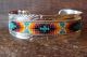 Navajo Sterling Silver Beaded Band Bracelet - Geraldrita Whitehorne