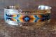 Navajo Sterling Silver Beaded Band Bracelet - Geraldrita Whitehorne