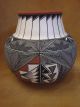 Acoma Pueblo Fine Line Hand Painted Pottery by V. Concho