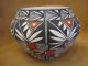 Acoma / Zuni Fine Line Hand Painted Pottery by M. Lukee