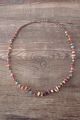 Native American Santo Domingo Spiny Oyster Turquoise Heishi Necklace - Jeanette Calabaza