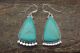 Native American Jewelry Sterling Silver Turquoise Dangle Earrings - Betone
