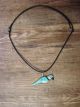 Hand Carved Turquoise Parrot Fetish Necklace by Matt Mitchell!