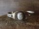 Navajo Indian Nickel Silver Howlite Bracelet by Phoebe Tolta
