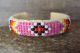 Navajo Indian Jewelry Hand Beaded Baby / Child's Bracelet by Jackie Cleveland