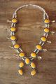 Navajo Jewelry Spiny Oyster Squash Blossom Necklace by Jackie Cleveland