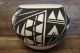 Acoma Indian Pottery Hand Painted Pot - Signed