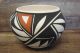 Acoma Indian Pottery Hand Painted Pot - L. Joe