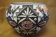Acoma Indian Pottery Hand Painted Nature Pot - N. Victorino