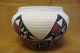 Acoma Indian Pottery Hand Painted Corrugated Pot - Signed