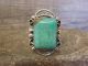 Navajo Indian Sterling Silver & Turquoise Ring by Cleveland Size - 12