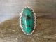 Navajo Indian Sterling Silver Turquoise Ring Size 12.5 by Saunders