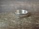 Navajo Indian 14K Gold & Sterling Silver Ring Band Signed Bruce Morgan - Size 9