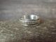 Navajo Indian 14K Gold & Sterling Silver Ring Band Signed Bruce Morgan - Size 6.5