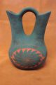 Acoma Pueblo Indian Hand Etched Wedding Vase by J/S Lewis