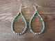 Sterling Silver Navajo Pearl & Turquoise Dangle Earrings - Doreen Jake